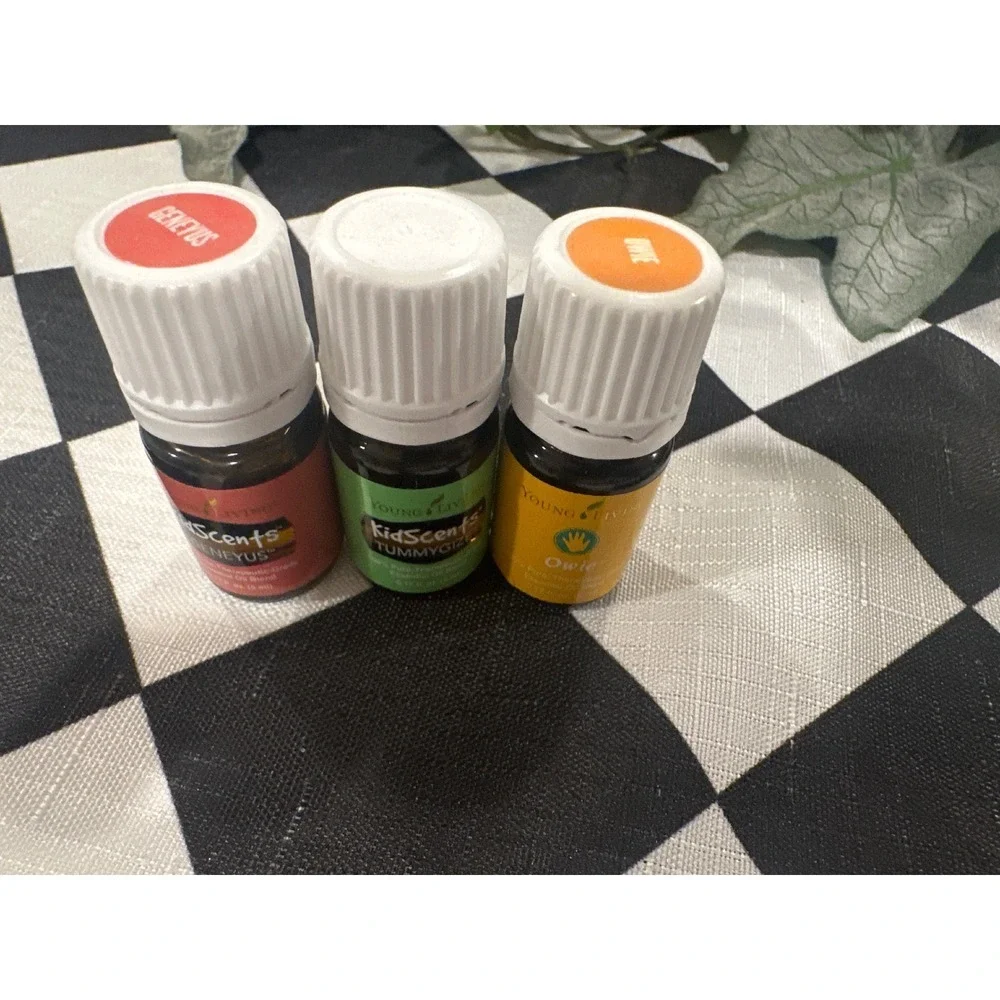 Young Living KidScents Essential Oil Trio GeneYus TummyGize Owie 5ml